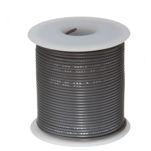 28 AWG Gauge Stranded Hook Up Wire Gray 100 ft 0.0126&#034; UL1007 300 Volts