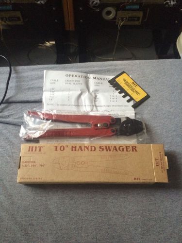 10&#034; Hand Swager from HIT