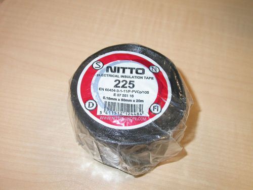 Lot of 100 NITTO Electrical Insulation Tapes 0.18mm x 50mm x 20m  Black