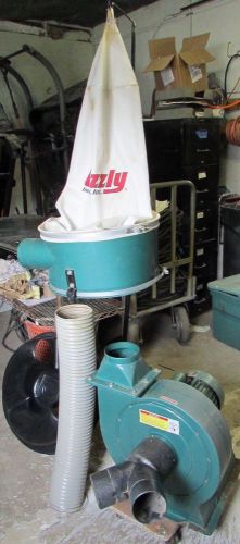 Grizzly 2hp dust collector with 2.5 micron top bag for sale