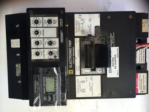 Square D Micrologic LX36250G 225A Rating Plug Circuit Breaker