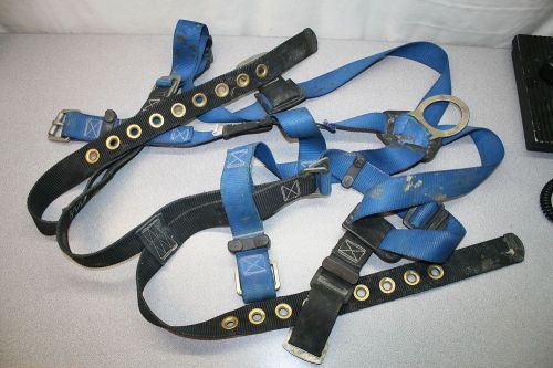 FallTech 7016 Contractor Full Body Harness w/ 1 D-Ring &amp; Buckle ~ UNIVERSAL
