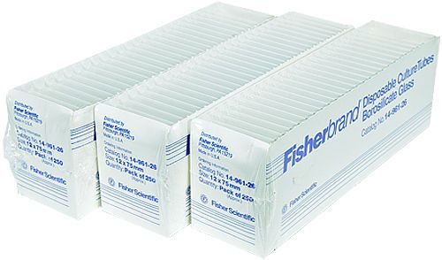 Nib fisherbrand 14-961-26 borosilicate glass culture tubes 12 x 75 mm (3 pack) for sale
