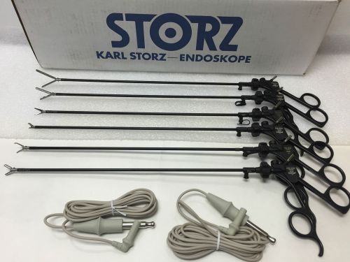 8pcs Set - Storz CLICKLINE® Rotating laparoscopic Instruments electrosurgical