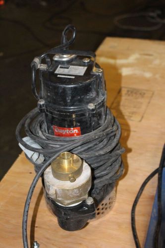 Dayton  sump pump, 1xhv7 1/2hp nice working for sale
