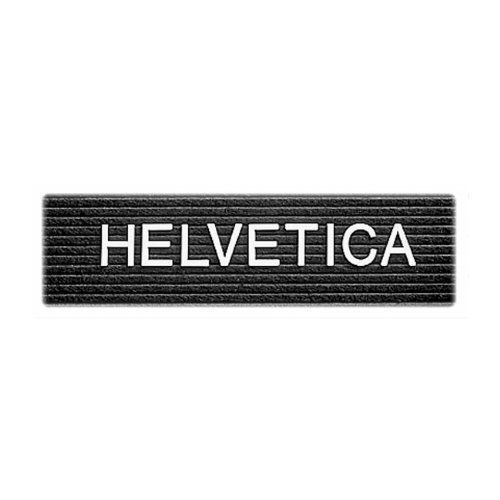 Quartet 1 Inch Characters for Plastic Letter Boards, Helvetica Font, 144 Charact