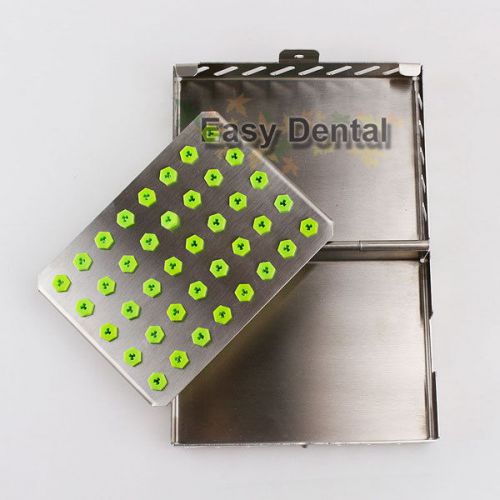 Dental implant tool bur drill sterilization organizer cassette holder box case for sale