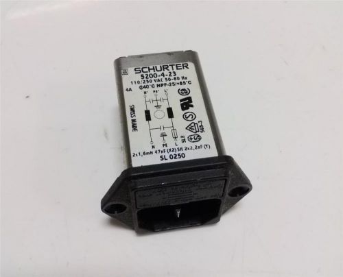 Schurter projector adaptor power entry connector 5200-4-23 for sale