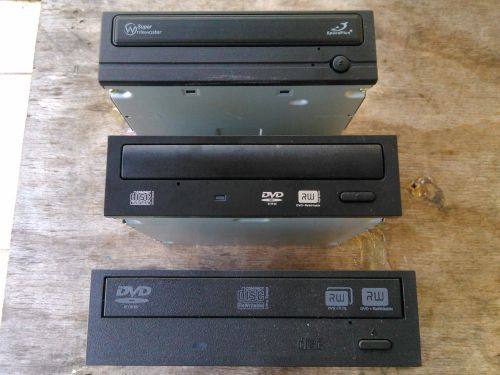 LOT OF 3  DVD BURNER SUPER WRITE MASTER -SONY AND  TOHIBA SAMSUNG STORAGE TECH