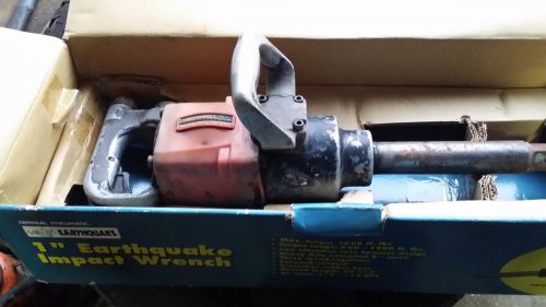 Used Central Pneumatic EarthQuake 1 in. Professional Air Impact Wrench no resv.