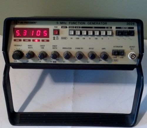 BK PRECISION 3026 function generator 0- 5MHZ, (tested)