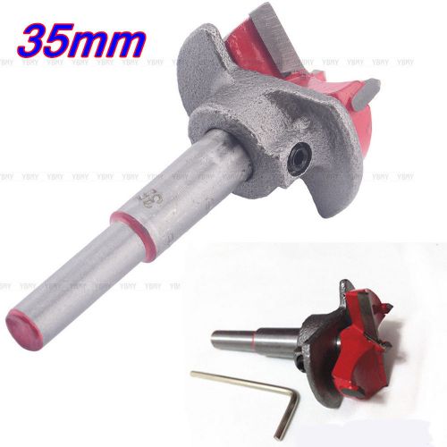 New 35mm forstner woodworking boring wood hole saw cutter drill bit with guide for sale