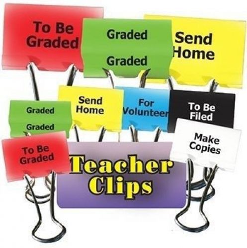Top Notch Teacher Products TOP2302 Things To Do Teacher Clips 2In 6Pk