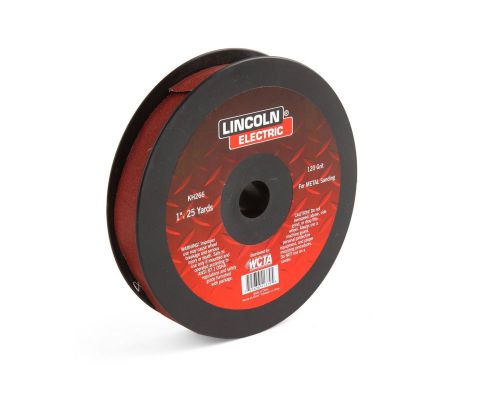 Lincoln electric kh266 abrasive roll emery cloth backing aluminum oxide 1&#034; wi... for sale
