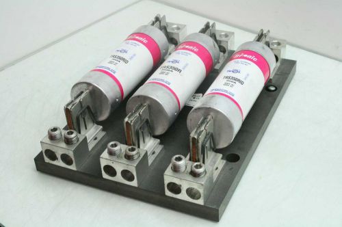 Ferraz shawmut 64033r fuse holder 3 tri-onic smart spot trs350rid fuses 350a for sale