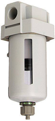 PneumaticPlus SAF4000M-N04B Compressed Air Particulate Filter, 1/2&#034; NPT, Manual