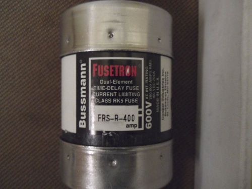 Bussman Fusetron Cat. No. FRS-R-400 Fuse 400 Amp 600 VAC - New in Box!