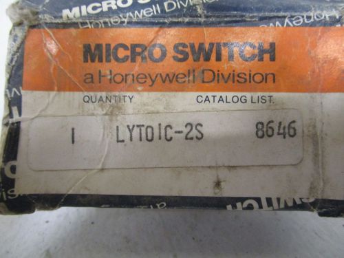 Microswitch limit switch lyt01c-2s *new in box* for sale