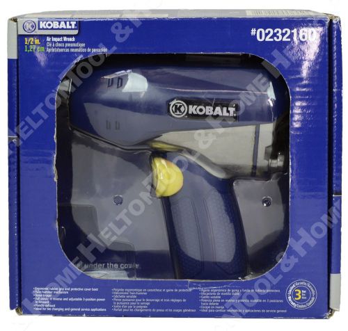 Kobalt 0232160 1/2&#034; Inlet Heavy Duty Pneumatic Air Twin Hammer Impact Wrench New