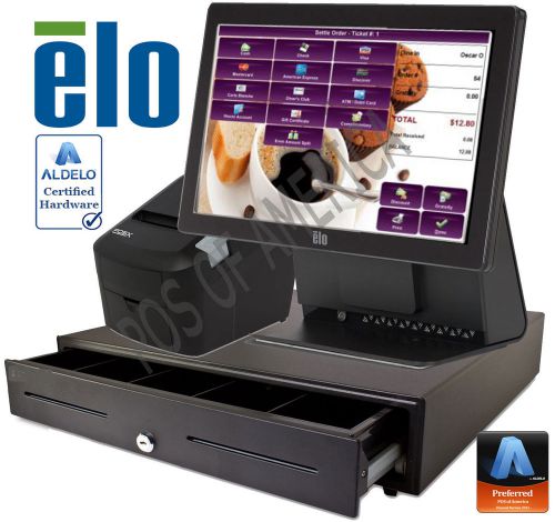 ALDELO 2013 PRO ELO COFFEE SHOP RESTAURANT ALL-IN-ONE COMPLETE POS SYSTEM NEW