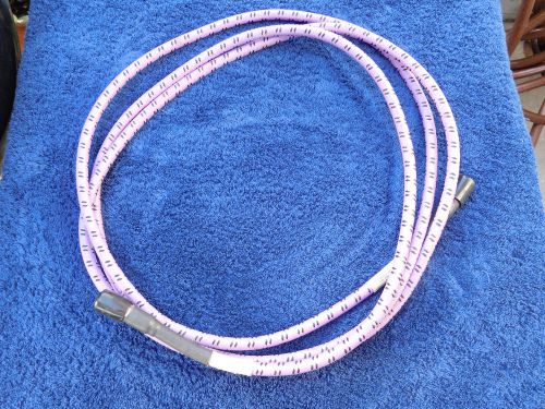 Gore rf cable assembly, 0.400 inch outer dia, ~11 feet long, tnc male, 12.4 ghz for sale
