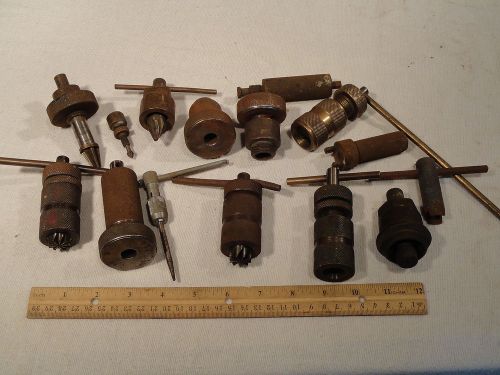 LOT OF REAMER COUPLERS machinists hand tool chuck die threading Harris 3/4x20
