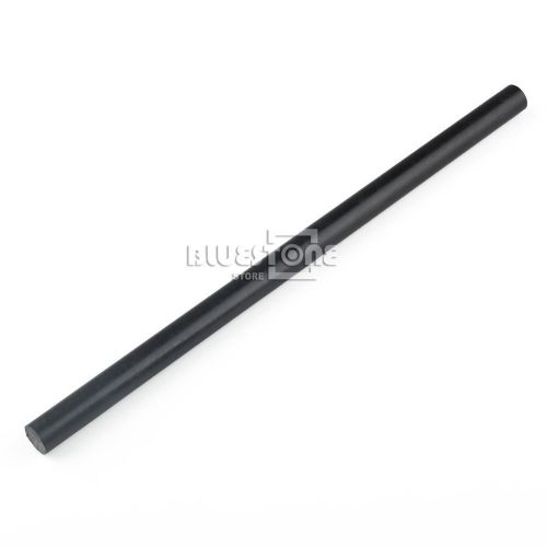 1x nylon polyamide pa extruded plastic round rod stick stock black 12mm x 250mm for sale