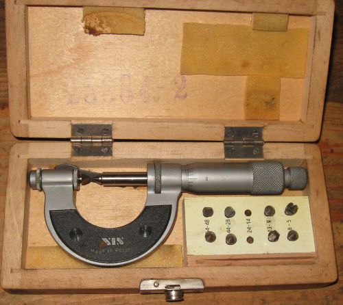 Thread micrometer set for sale