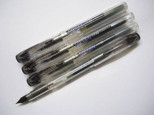 10pcs Platinum Preppy Stainless 0.3mm Fountain Pen with cap Black(Japan)