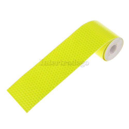 Diy safety car truck warning night reflective strip tape sticker roll yellow for sale