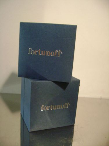 Jewelry display / storage box  fortunoff hinged ring box set 2 for sale
