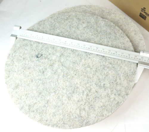 Skilcraft floor burnishing pad. 20&#034; diameter ivory. box of 5 for sale
