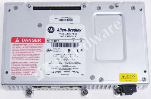 Allen bradley 2711p-rp2 /e panelview plus logic module 128 mb flash/ram dc for sale
