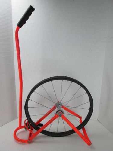 Rolatape measuring wheel with folding handle model 400 orange steel distance s for sale