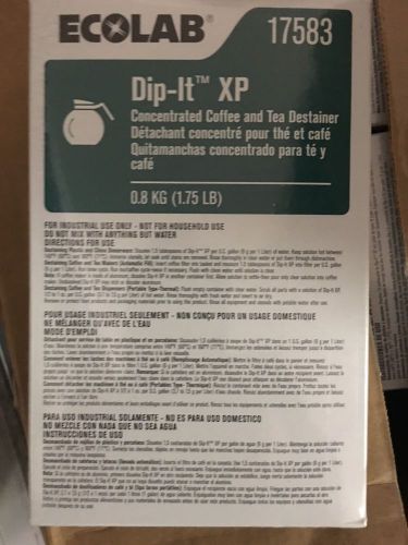Ecolab Dip-It XP 17583 Concentrated Coffee and Tea Destainer 1.75 LB