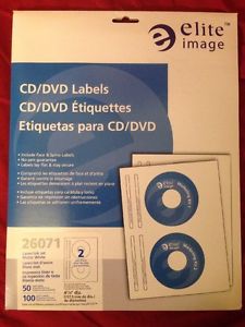 Elite Image 150 CD / DVD Labels / Laser / Ink Jet - White Matte