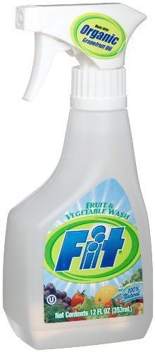 Healthpro Brands Fit Fruit and Vegetable Wash - Sprayer, 12 Ounce -- 24 per