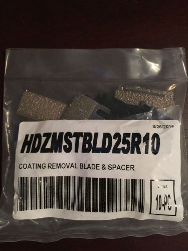 Coating Removal Mastic 25 Grit Replacement Blades Kit (10-Piece) ZMSTBLD25R10