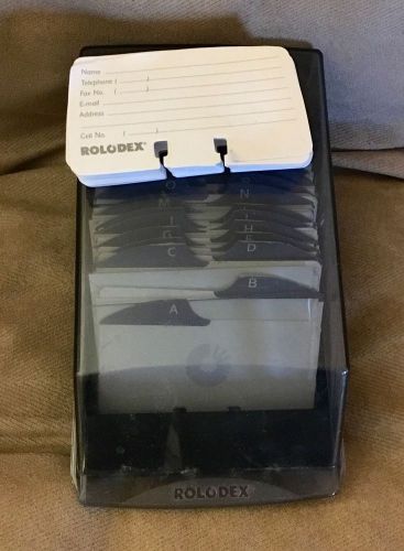 Rolodex With Extra Cards and Sleeves.