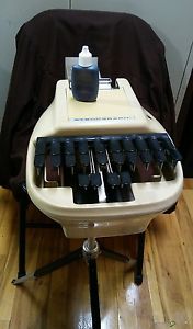 STENO GRAPH Reporter Shorthand Machine Steno graph with Stand and Case - NICE!