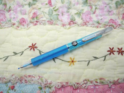 1 X Pilot Hi-Tec-C Slim Knock 0.4mm needle tip Roller Pen Light Blue (Japan)