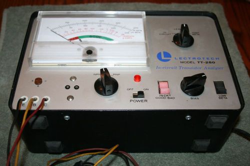Lectrotech Model TT-250 in-circuit Transistor Analyzer