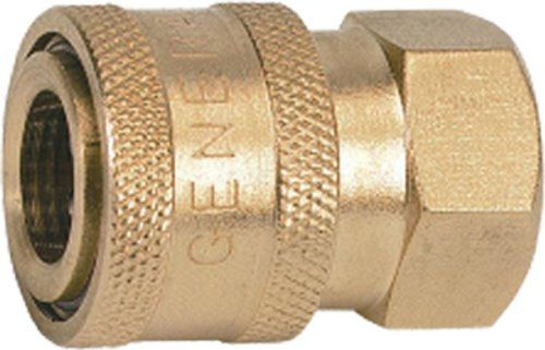General pump d10003 3/8&#034; quick coupler (q/c) x 3/8&#034; female npt brass plated for sale