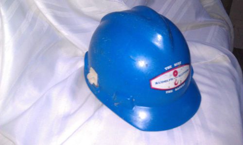 Msa v-gard construction hard hat - blue size medium for sale