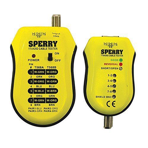 Openbox sperry instruments tt64202 cable test plus coax &amp; utp/stp cable tester, for sale