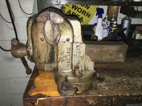 Vintage chas parker no. 88 p  heavy duty vise 4&#034; jaws  + pipe jaws for sale