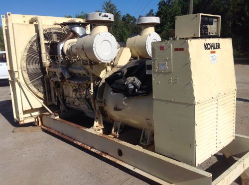Kohler 800 kw generator 405 hours detroit diesel for sale