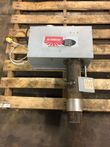 Re-Verber-Ray DX40-125N Radiant Tube Heater Natural Gas 125,000 BTU/H