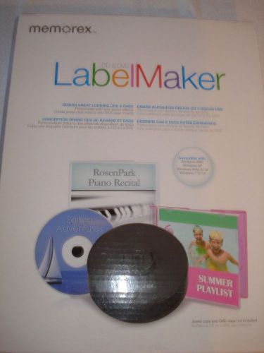 New factory Sealed: MEMOREX CD &amp; DVD label maker 98977