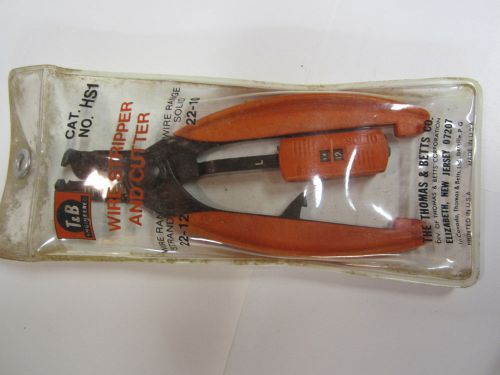 Thomas &amp; Betts Wire Stripper And Cutter Cat. No. HS1 with Pouch